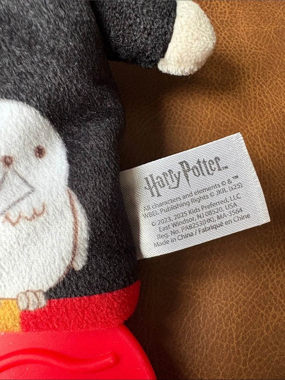 Warner Bros. Plush Hand Puppet in Black and Red